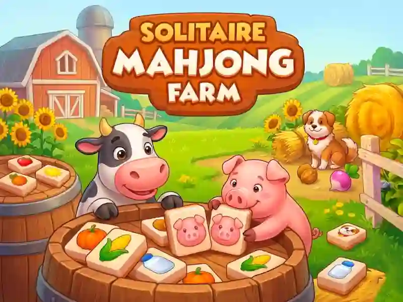 Solitaire Mahjong Farm – tasuta veebimäng