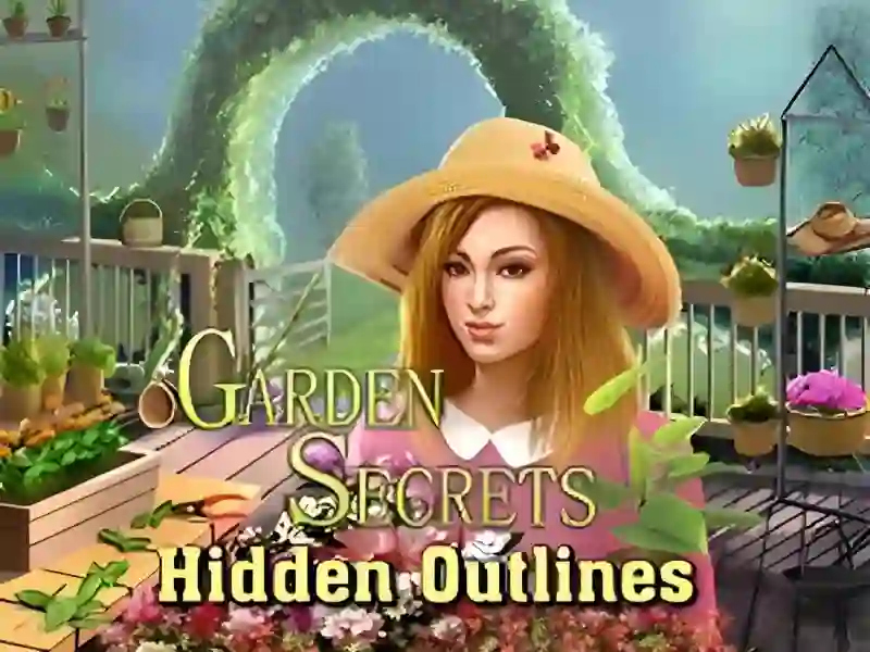 Garden Secrets Hidden Objects by Outline — bezplatná online hra