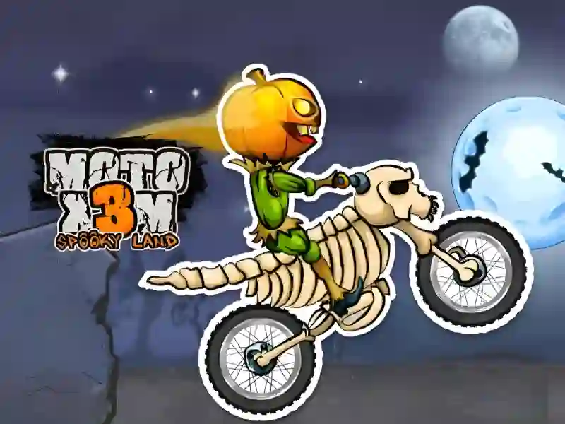 Moto X3M Spooky Land — besplatna online igra