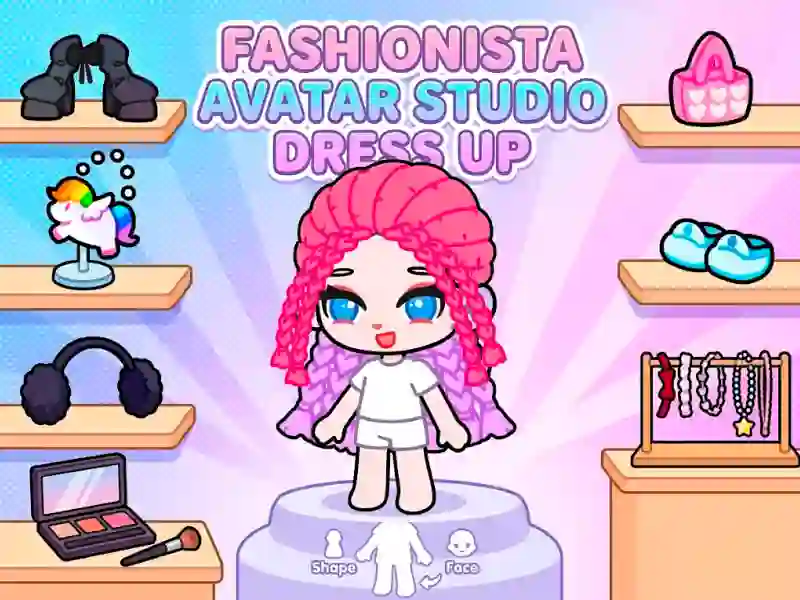 Fashionista Avatar Studio Dress Up – ingyenes online játék