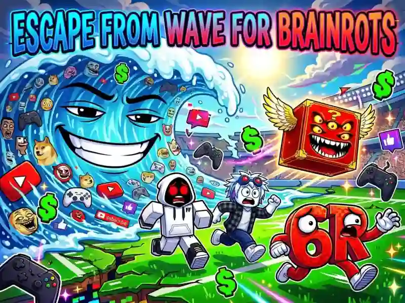 Escape from Wave for Brainrots — free online game