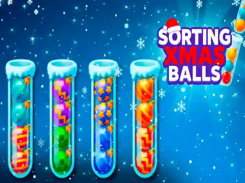 Sorting Xmas Balls — bezmaksas tiešsaistes spēle