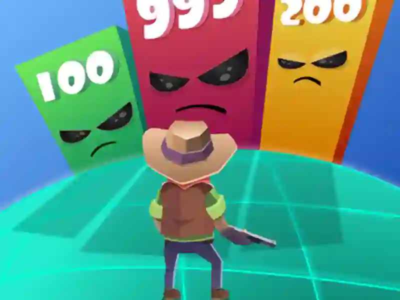 Shoot Block Rush 3D — online hra zdarma