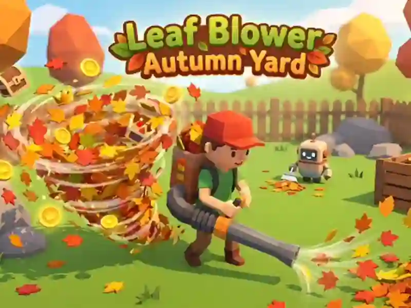 Leaf Blower: Autumn Yard — free online game