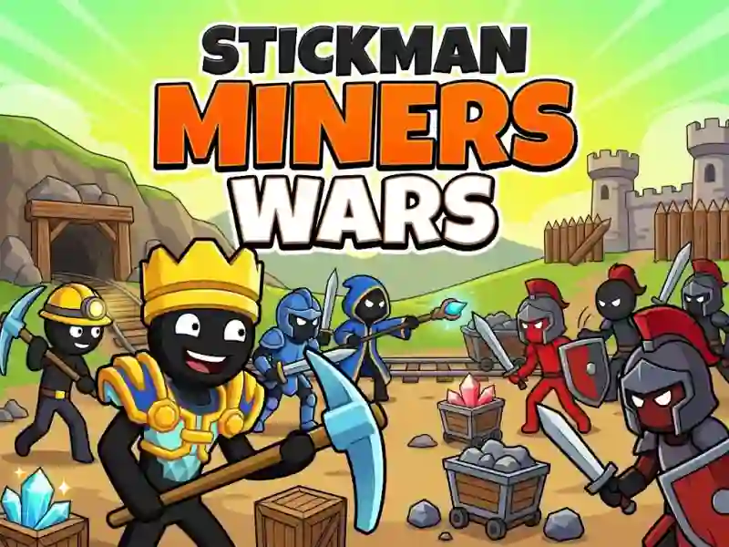 Stickman Miners Wars — free online game