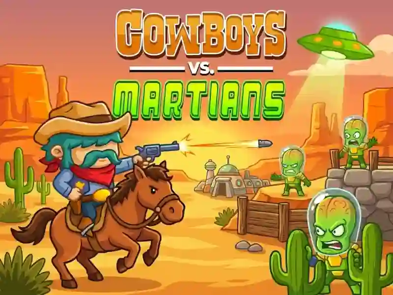 Cowboys vs. Martians — juego gratis en el navegador