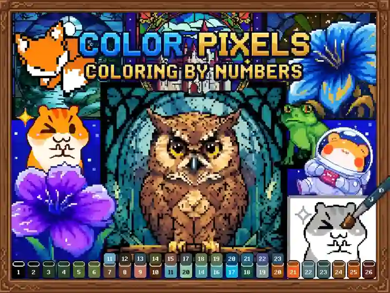 Color Pixels - Coloring by Numbers — free online game