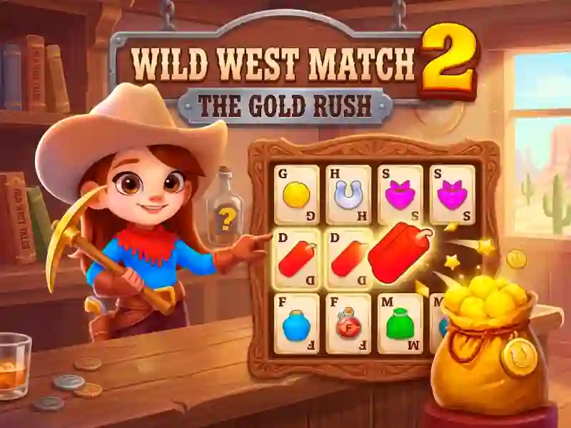 Wild West Match 2: The Gold Rush — gioco online gratis