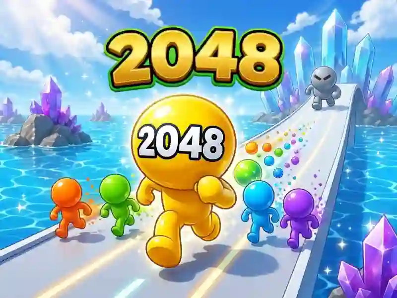 2048 Merge Runner — free online game
