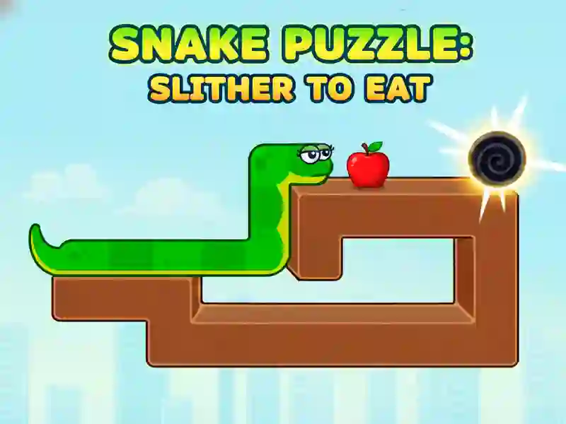 Snake Puzzle: Slither to Eat — online hra zdarma