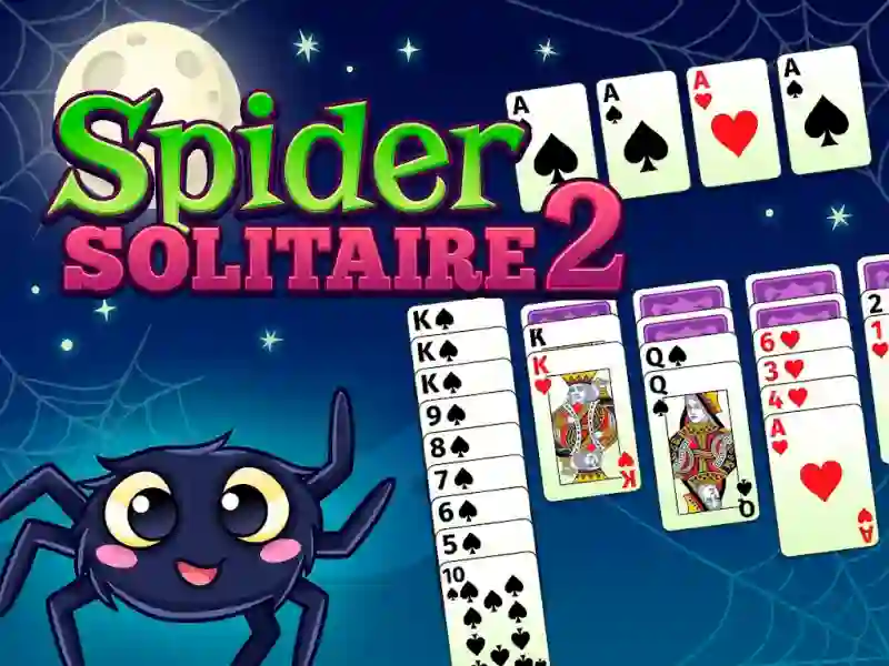 Spider Solitaire 2 — nemokamas žaidimas internete