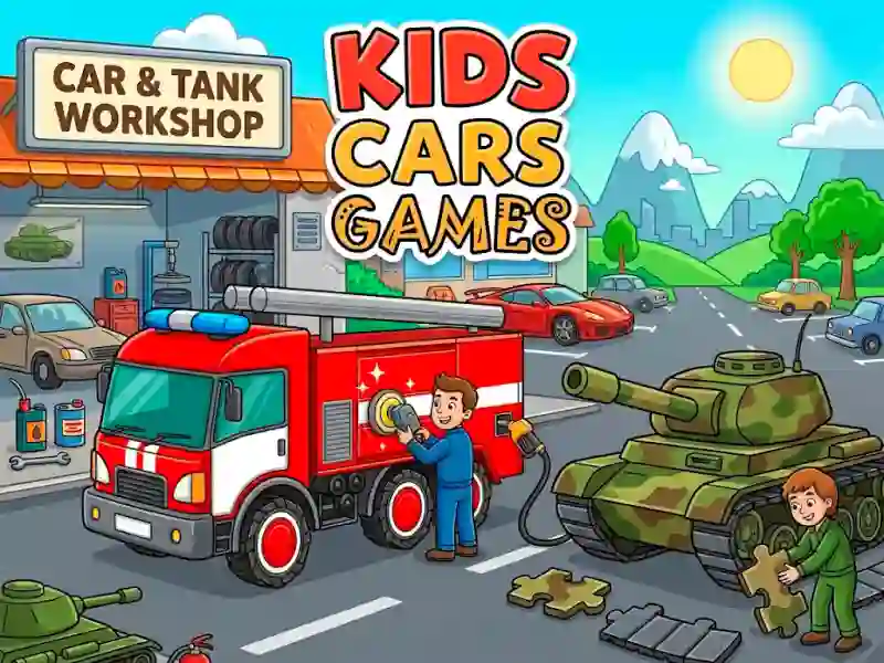 Kids Cars Games — juego gratis online