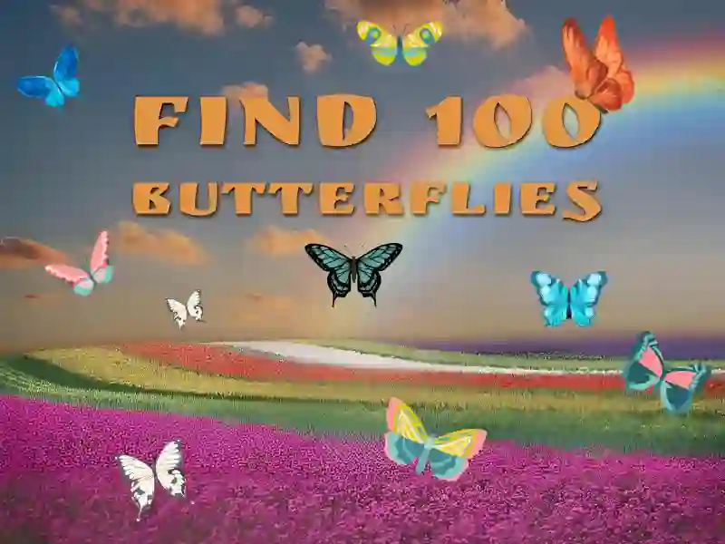 Find 100 butterflies — gioco online gratis