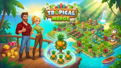 Tropical Merge — free online game